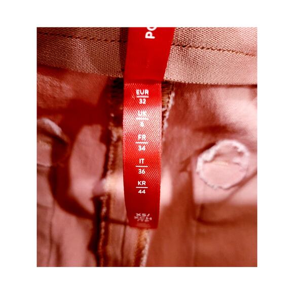 Spanx XSmall Ankle Terracotta Pants  Women's Size 0 XS Minimal Minimalist  #512 - Picture 4 of 6